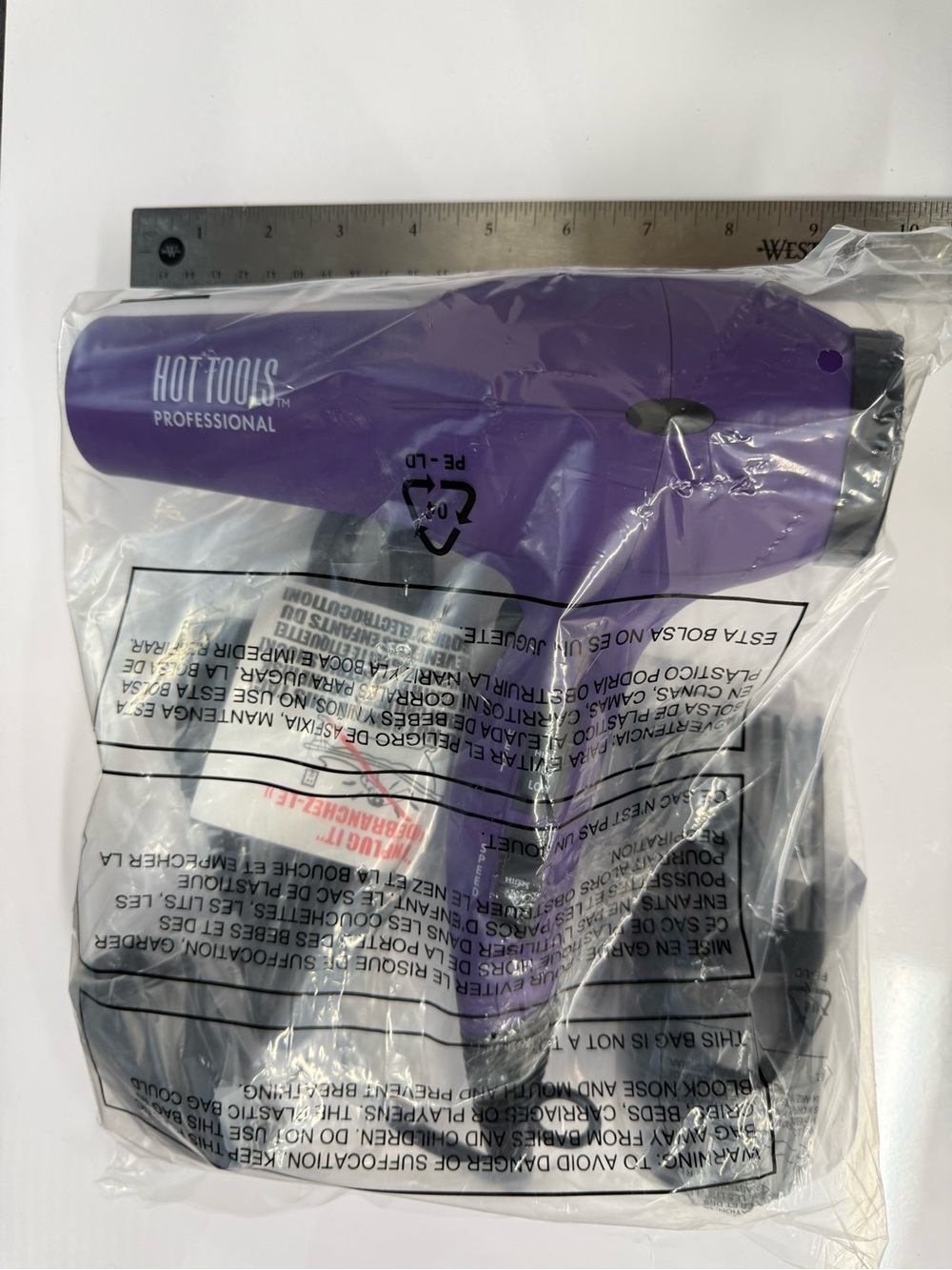 Hot Tools Professional Purple Turbo Ionic Salon Dryer - Picture 3 of 3